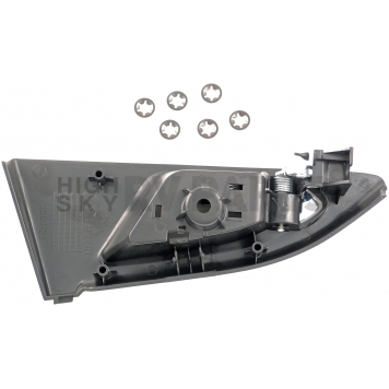 Help! By Dorman Interior Door Handle - Plastic Black Housing With Silver Lever Single - 82524-1