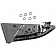 Help! By Dorman Interior Door Handle - Plastic Black Housing With Silver Lever Single - 82524