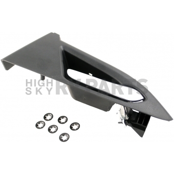 Help! By Dorman Interior Door Handle - Plastic Black Housing With Silver Lever Single - 82524-2
