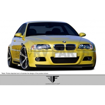 Extreme Dimensions Air Dam Front Lip Fiberglass Reinforced Plastics Primered Black - 107887