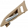 Help! By Dorman Interior Door Handle - Plastic Beige Housing With Silver Lever Single - 82525