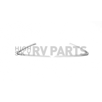 Putco Body Pillar Cover - Polished Stainless Steel Silver Set of 2 - 401864