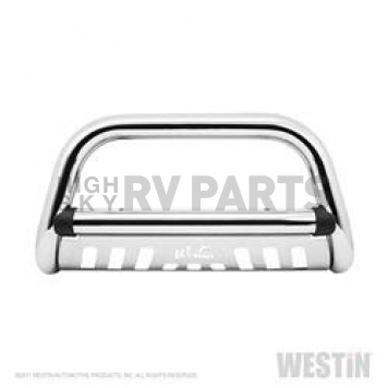 Westin Automotive Bull Bar Tube 3 Inch Silver Chrome Plated  Stainless Steel - 323920