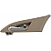 Help! By Dorman Interior Door Handle - Lever Plastic Gray Housing With Silver Lever Single - 82529