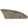 Help! By Dorman Interior Door Handle - Lever Plastic Gray Housing With Silver Lever Single - 82529