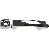 Help! By Dorman Exterior Door Handle - Plastic Silver Single - 81297