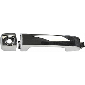 Help! By Dorman Exterior Door Handle - Plastic Silver Single - 81297