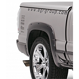 EGR Fender Flare - Black ABS Textured Plastic Matte Set Of 2 - 791524R