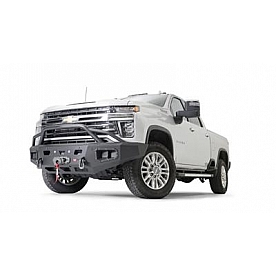 Warn Bumper Ascent 1-Piece Design Steel Black - 107006