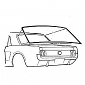 Goodmark Industries Rear Window Gasket - FM71864