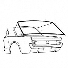 Goodmark Industries Rear Window Gasket - FM71864