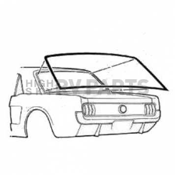 Goodmark Industries Rear Window Gasket - FM71864
