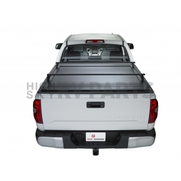 Pace Edwards Tonneau Cover Hard Manual Retractable Black Matte Aluminum/ Vinyl - KRCA35A66