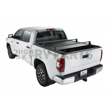 Pace Edwards Tonneau Cover Hard Manual Retractable Black Matte Aluminum/ Vinyl - KRCA35A66-1