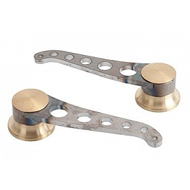 Lokar Performance Interior Door Handle - Silver Natural Steel Set Of 2 - IDH2027