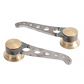 Lokar Performance Interior Door Handle - Silver Natural Steel Set Of 2 - IDH2028