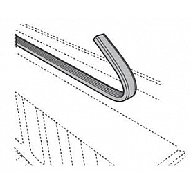 BAK Industries Tonneau Cover Rail Seal 5.41 Feet - 326A0005