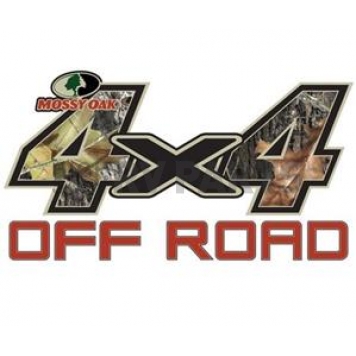 MOSSY OAK Decal - Off Road Style With Mossy Oak Camouflage - 13001BUL