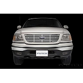 Putco Grille Insert - Polished Aluminum Rectangular - 91130