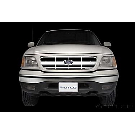 Putco Grille Insert - Polished Aluminum Rectangular - 91130
