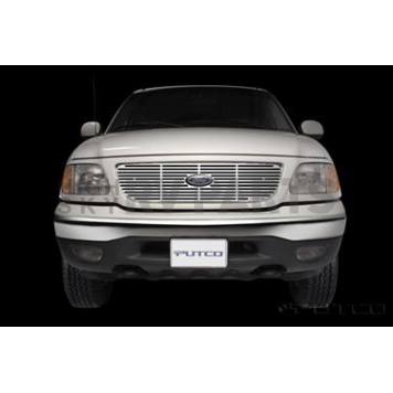 Putco Grille Insert - Polished Aluminum Rectangular - 91130