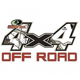 MOSSY OAK Decal - Off Road Style With Mossy Oak Camouflage - 13001WRL