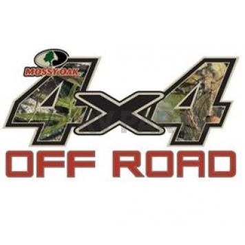 MOSSY OAK Decal - Off Road Style With Mossy Oak Camouflage - 13001OBS
