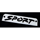 All Sales Center High Mount Stop Light Cover - Black Powder Coated Sport Aluminum - 31003K