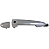 Help! By Dorman Exterior Door Handle - Plastic Silver Single - 79986