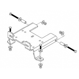 Kolpin Winch Mount Steel ATV/ UTV - 257070
