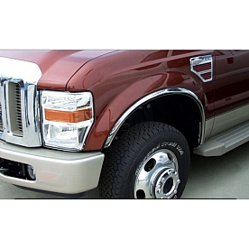 B & I Fender Trim - Full Wheel Well Stainless Steel Chrome Plated - F140WOM