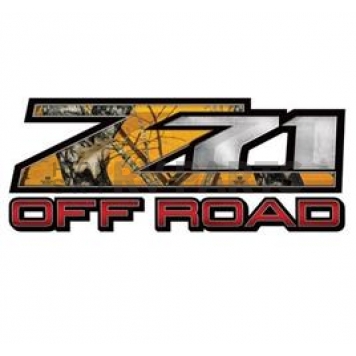MOSSY OAK Decal - Off Road Style With Mossy Oak Blaze Pattern Camouflage - 13033BZL