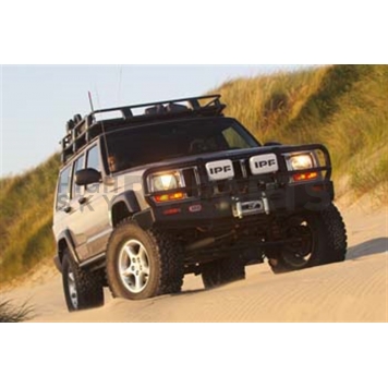 ARB Bumper Steel Powder Coated Deluxe Bar Black 1-Piece - 3450080-1