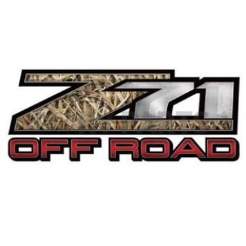 MOSSY OAK Decal - Off Road Style With Mossy Oak Shadow Grass Blades Pattern Camouflage - 13033SGBL