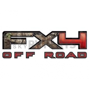 MOSSY OAK Decal - Off Road Style With Mossy Oak Break-Up Infinity Pattern Camouflage - 13034BIL