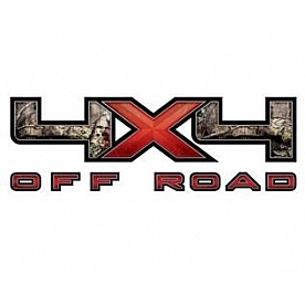 MOSSY OAK Decal - Off Road Style With Mossy Oak Break-Up Infinity Pattern Camouflage - 13035BIL