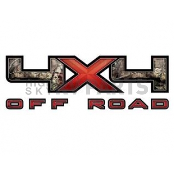 MOSSY OAK Decal - Off Road Style With Mossy Oak Break-Up Infinity Pattern Camouflage - 13035BIL