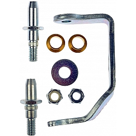 Help! By Dorman Hinge Pin and Bushing Kit - Steel - 38457