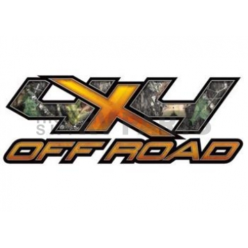 MOSSY OAK Decal - Off Road Style With Mossy Oak Break-Up Pattern Camouflage - 13036BUL