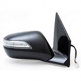 K-Source Exterior Mirror Electric OEM Black Single - 63037H