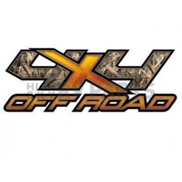 MOSSY OAK Decal - Off Road Style With Mossy Oak Shadow Grass Blades Pattern Camouflage - 13036SGBL