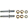 Help! By Dorman Hinge Pin and Bushing Kit - Steel - 38482