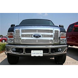 Putco Grille Insert - Polished Aluminum Rectangular - 91197