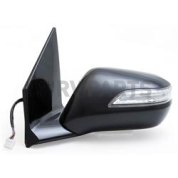 K-Source Exterior Mirror Electric OEM Black Single - 63040H