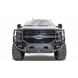 Fab Fours Bumper Vengeance 1-Piece Design Steel Black - FS17X41601