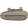 Help! By Dorman Exterior Door Handle - Plastic Gray Single - 77489