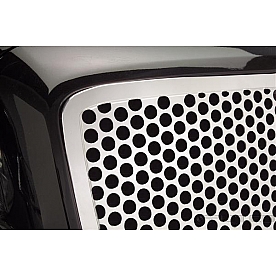 Putco Grille Insert - Brushed Stainless Steel Rectangular - 93160