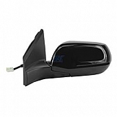 K-Source Exterior Mirror Electric Rectangular Black Single - 63044H