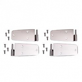 Rugged Ridge Door Hinge - Complete Door Stainless Steel Silver - 1111301