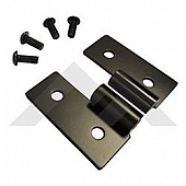 Crown Automotive Door Hinge - Body Half Steel Black - RT34092
